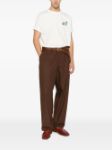 Picture of Drole De Monsieur | Vine Embroidered Slogan T-Shirt