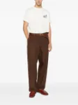 Immagine di Drole De Monsieur | Vine Embroidered Slogan T-Shirt