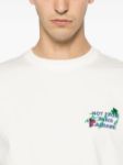 Picture of Drole De Monsieur | Vine Embroidered Slogan T-Shirt