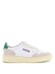 Picture of Autry | Medalist Low Man Leat Suede Wht Amaz