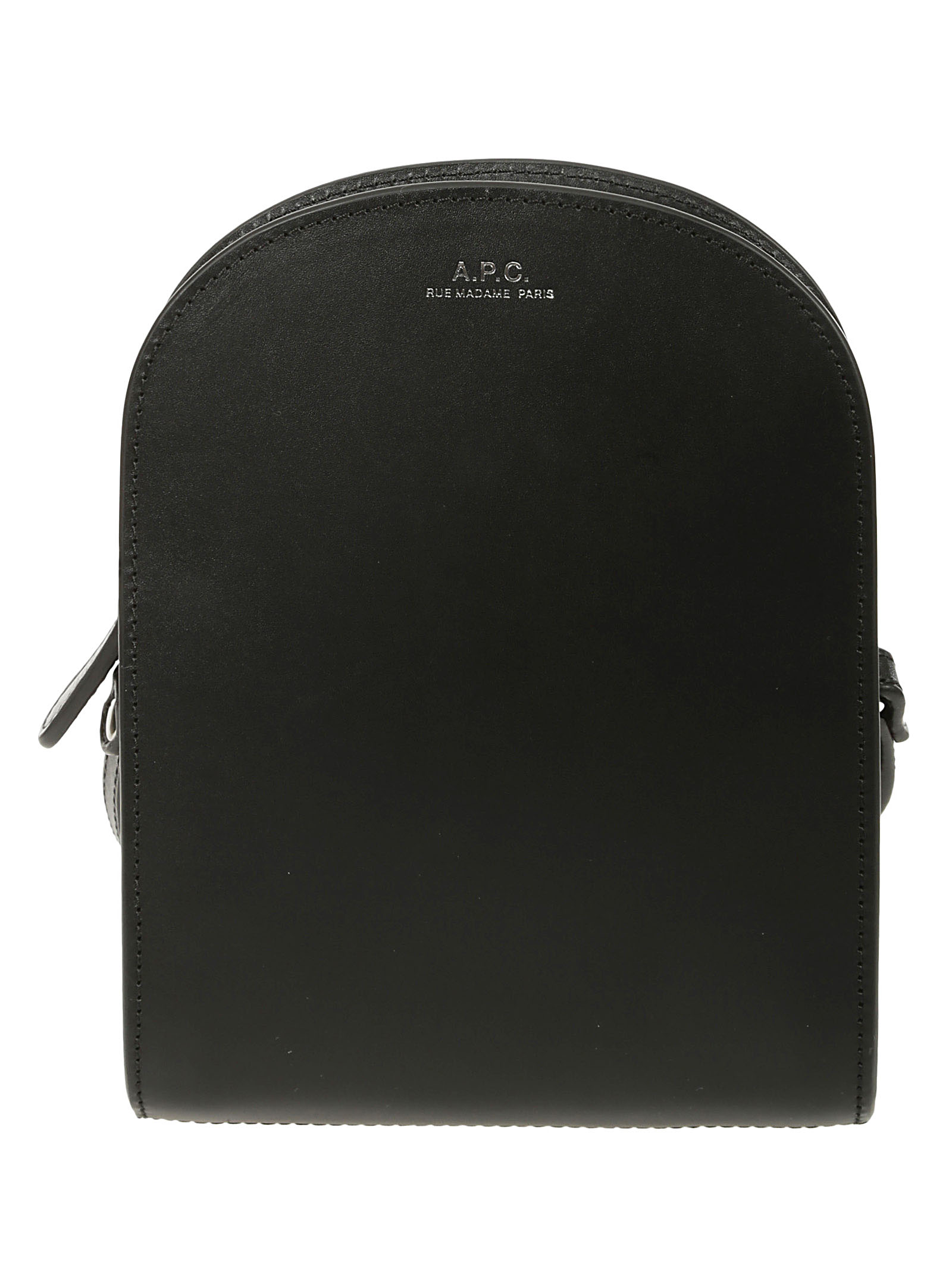 A.P.C. Neck Pouch Demi-Lune LZZ NOIR• Michele Inzerillo Moda Lusso 