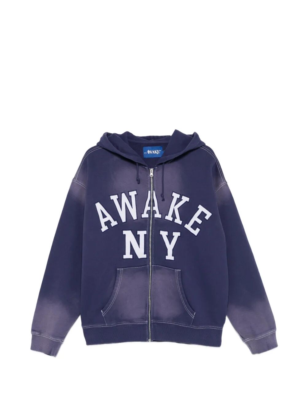 Picture of Awake Ny | Collegiate Arch Zip Hoodie
