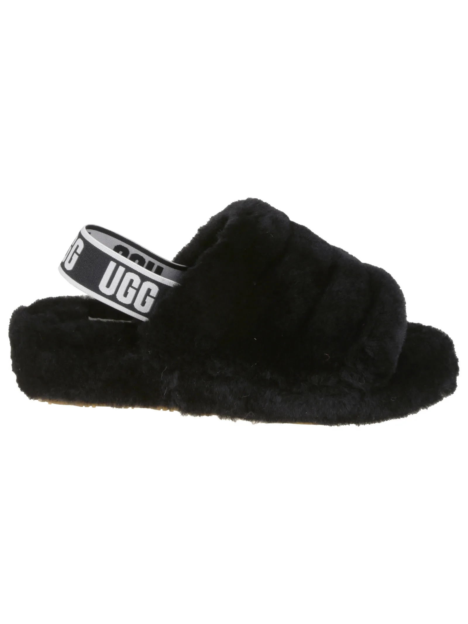 Picture of Ugg | Fluff Yeah Slide Black