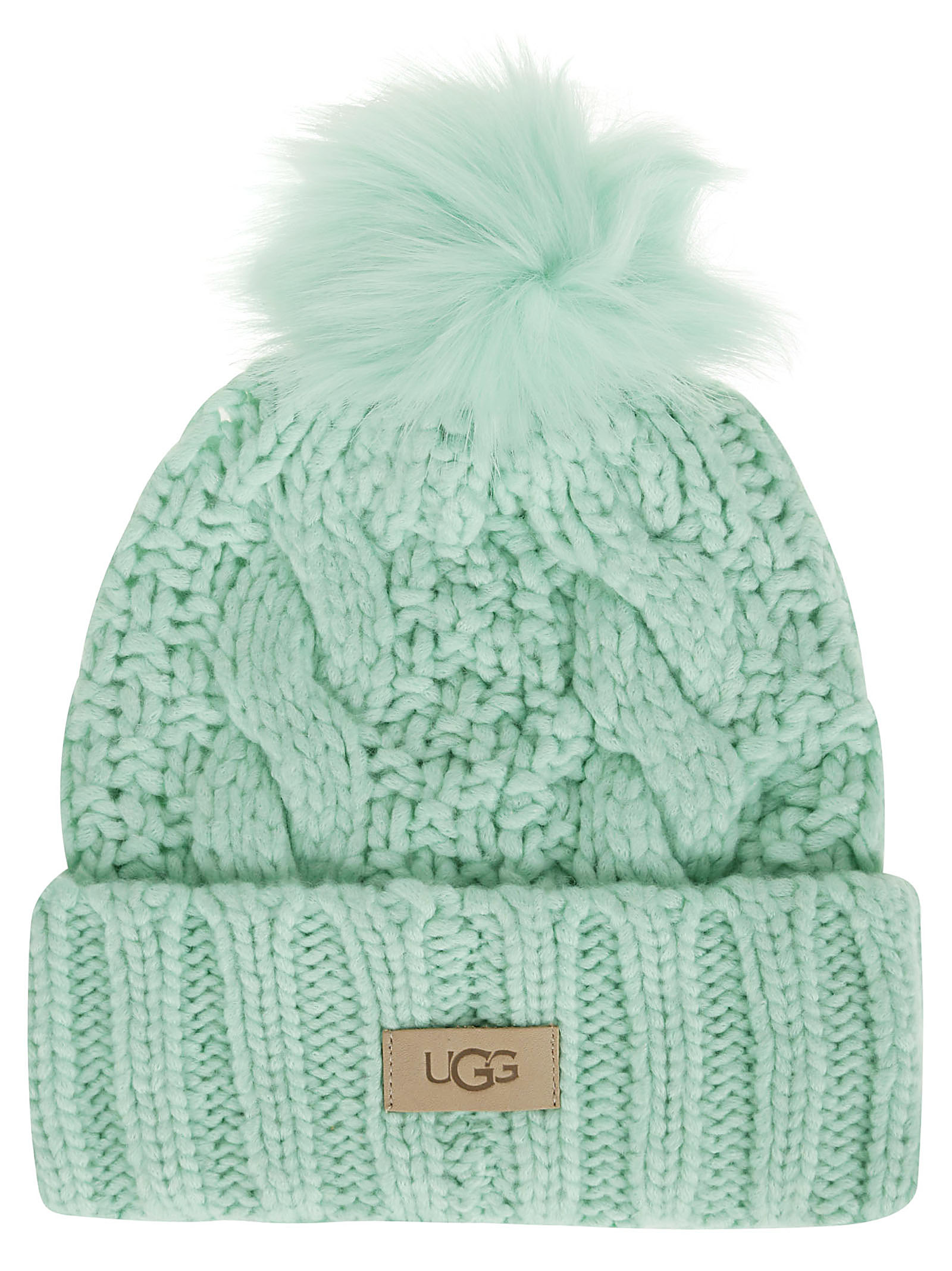 Ugg beanie hat with pom pom clearance