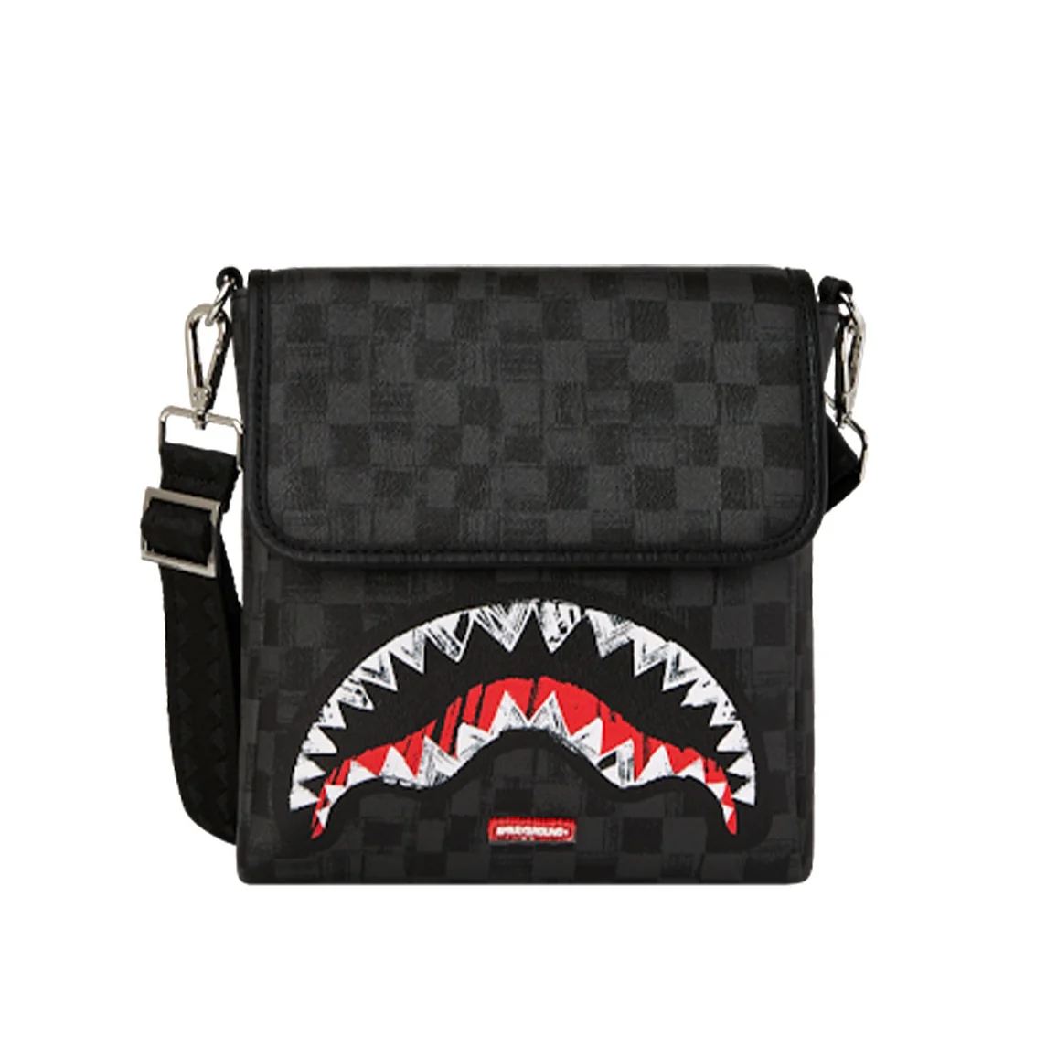 Picture of Sprayground | Scribble Shark Messenger Bag