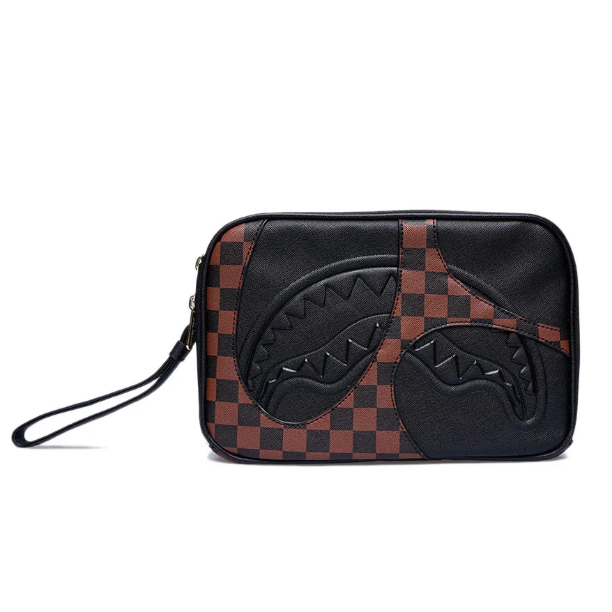 Picture of Sprayground | Jetstream Brown Toiletry Bag