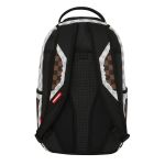 Picture of Sprayground | Cream And Brown Tear Check Backpack