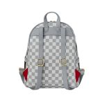 Immagine di Sprayground | Cream And Brown Tear Check Savage Backpack