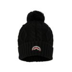 Picture of Sprayground | Black Knit Puff Beanie