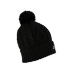 Picture of Sprayground | Black Knit Puff Beanie