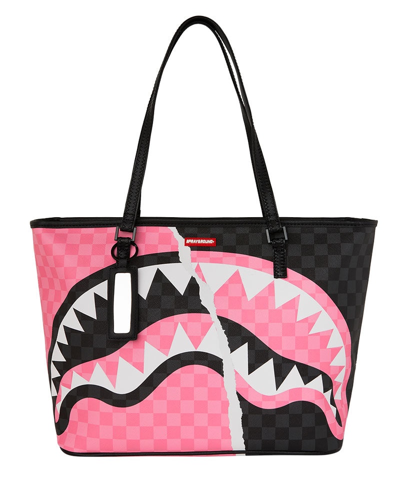 Immagine di Sprayground | Pink And Black Tear Sip Tote