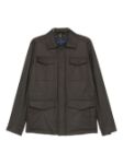 Picture of Paul & Shark | Typhoon X Soft Field Jacket With Alcantara Details
