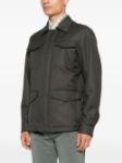 Picture of Paul & Shark | Typhoon X Soft Field Jacket With Alcantara Details