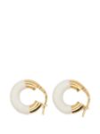 Picture of Fersera | White Enamel Earrings
