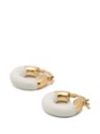 Picture of Fersera | White Enamel Earrings