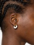 Picture of Fersera | White Enamel Earrings