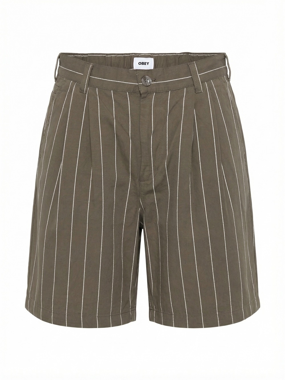 Picture of Obey | Foster Stripe Pleated Short