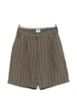 Picture of Obey | Foster Stripe Pleated Short