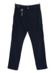 Picture of Paul & Shark | Cashmere Cotton Garment Dyed Wide Leg Cargo Trousers