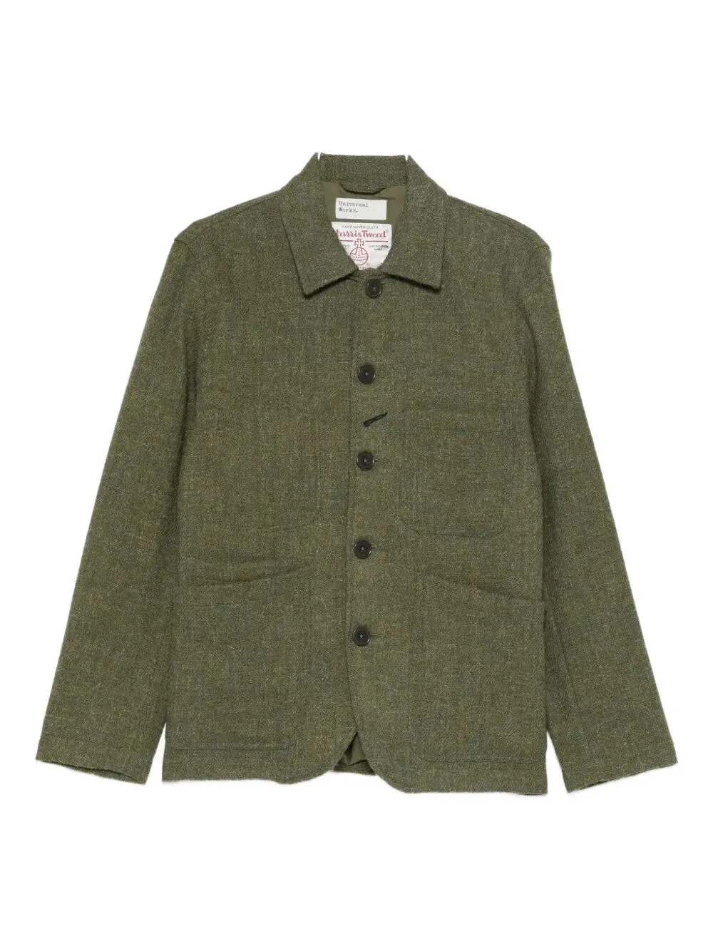 Picture of Universal Works | Harris Tweed Plaid Bakers C Jacket