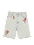 Immagine di Drole De Monsieur | Short Jean Dusty Brode Fleurs