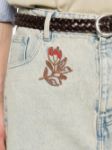 Immagine di Drole De Monsieur | Short Jean Dusty Brode Fleurs
