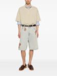 Immagine di Drole De Monsieur | Short Jean Dusty Brode Fleurs