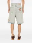 Immagine di Drole De Monsieur | Short Jean Dusty Brode Fleurs