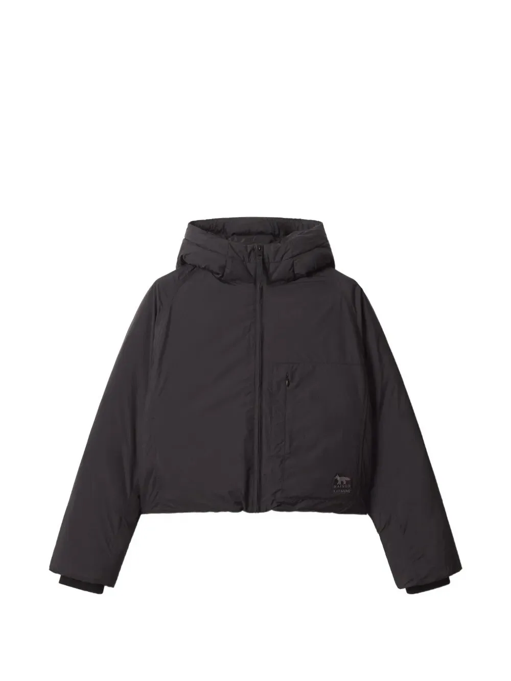 Picture of Maison Kitsune | Cropped Hooded Puffer