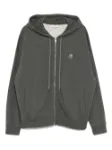 Picture of Maison Kitsune | Fox Head Zipped Oversize Hoodie