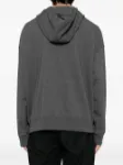 Picture of Maison Kitsune | Fox Head Zipped Oversize Hoodie