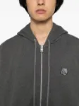 Picture of Maison Kitsune | Fox Head Zipped Oversize Hoodie