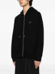Picture of Maison Kitsune | Fox Head Zipped Oversize Hoodie