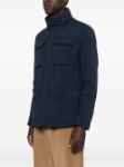 Picture of Paul & Shark | Typhoon Platinum Save The Sea Field Jacket With Shark Fin