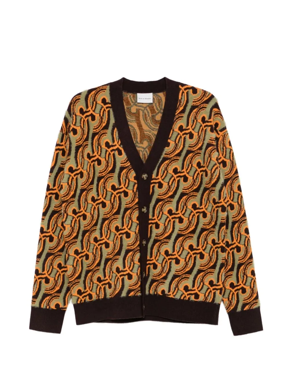 Picture of Drole De Monsieur | D Mirror Abstrait Cardigan