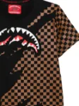 Picture of Sprayground | Claw Tear Check Regular T-Shirt