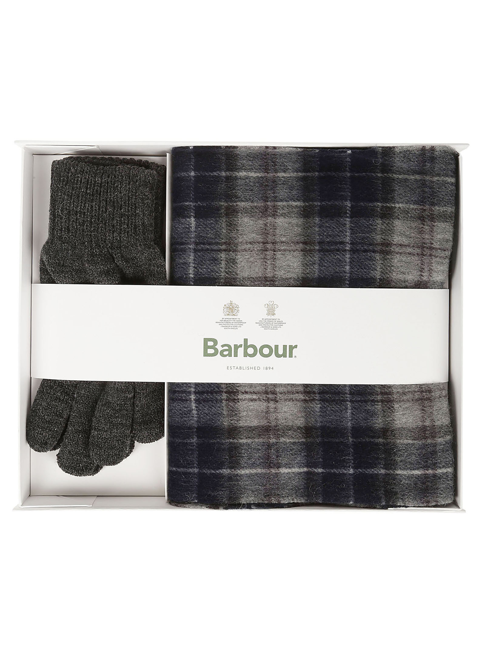 Picture of Barbour | Tartan Scarf Glove Gift Set