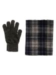 Picture of Barbour | Tartan Scarf Glove Gift Set