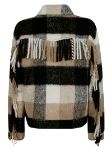 Picture of Woolrich | Fringe Trim Check Overshirt