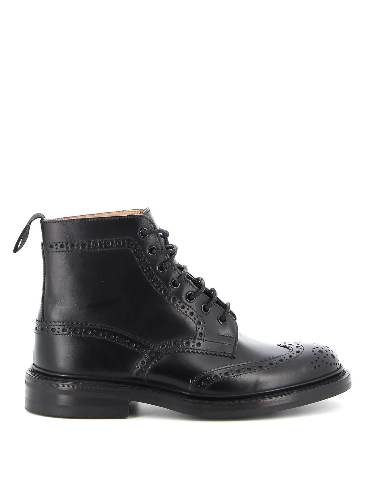 Picture of Trickers | Stow Black Calf Dainite