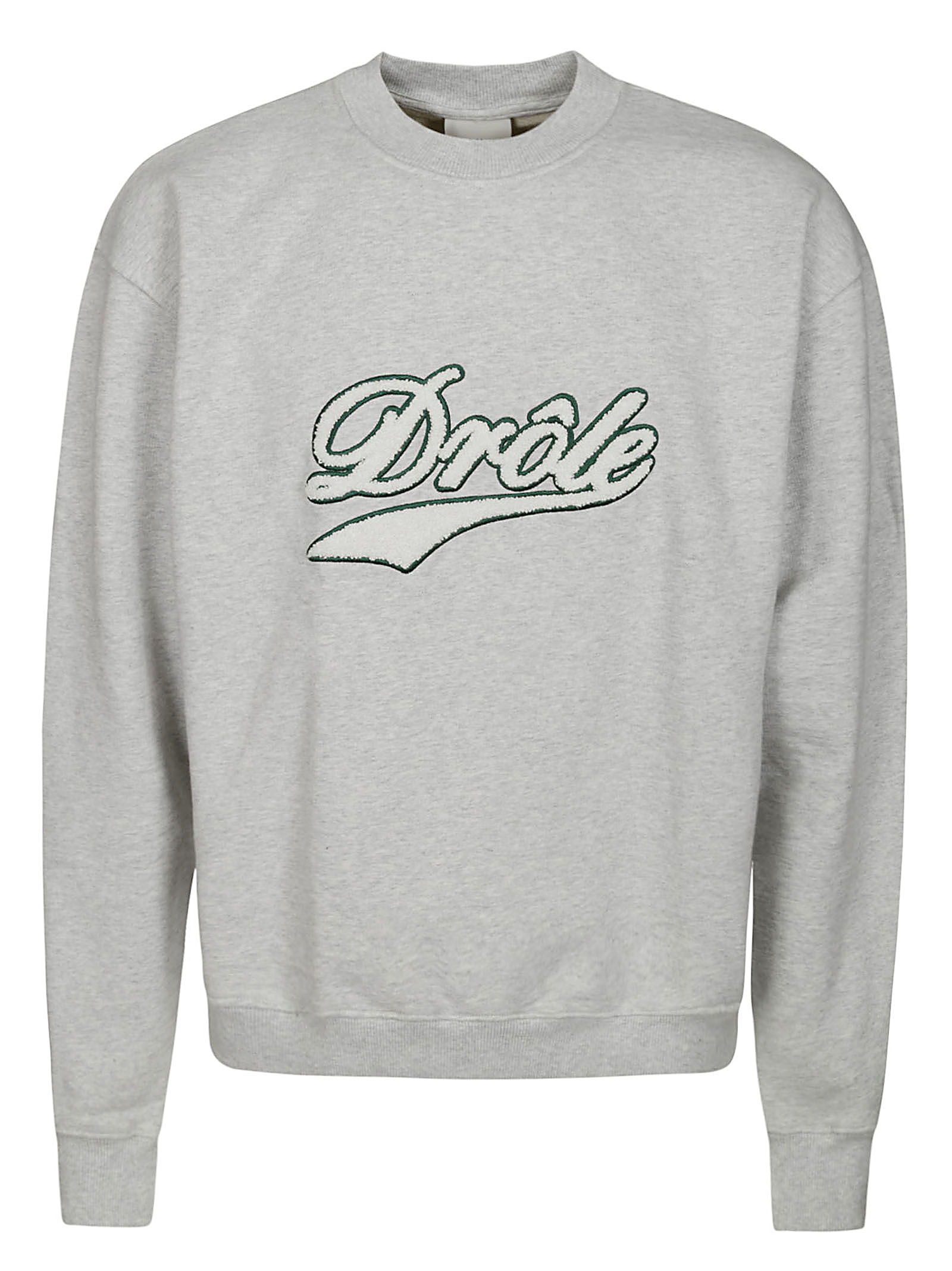 スウェット・トレーナー Drole de Monsieur Men's LE DROLE Sweatshirt Gray CSW130 Drole De Monsieur Le Sweatshirt Drole Sport GY GREY• Michele