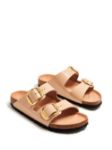 Picture of Birkenstock | Arizona Big Buckle Shine New Beige