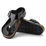 Picture of Birkenstock | Gizeh Big Buckle Shine Black