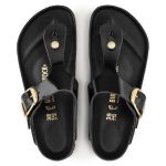 Picture of Birkenstock | Gizeh Big Buckle Shine Black