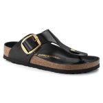 Picture of Birkenstock | Gizeh Big Buckle Shine Black