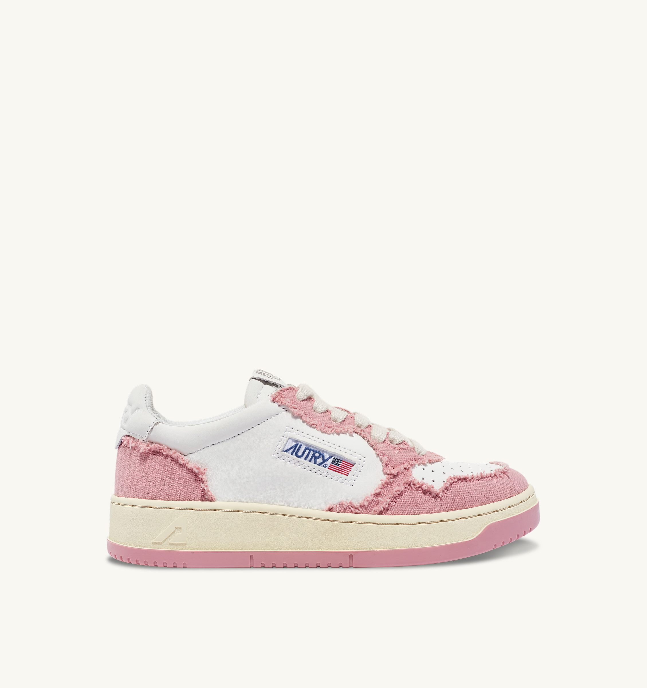 AUTRY Medalist Low Sneakers Uomo/Donna: Scarpe Formatori In Pelle, Colore Bianco (EU 38), Suola In Gomma