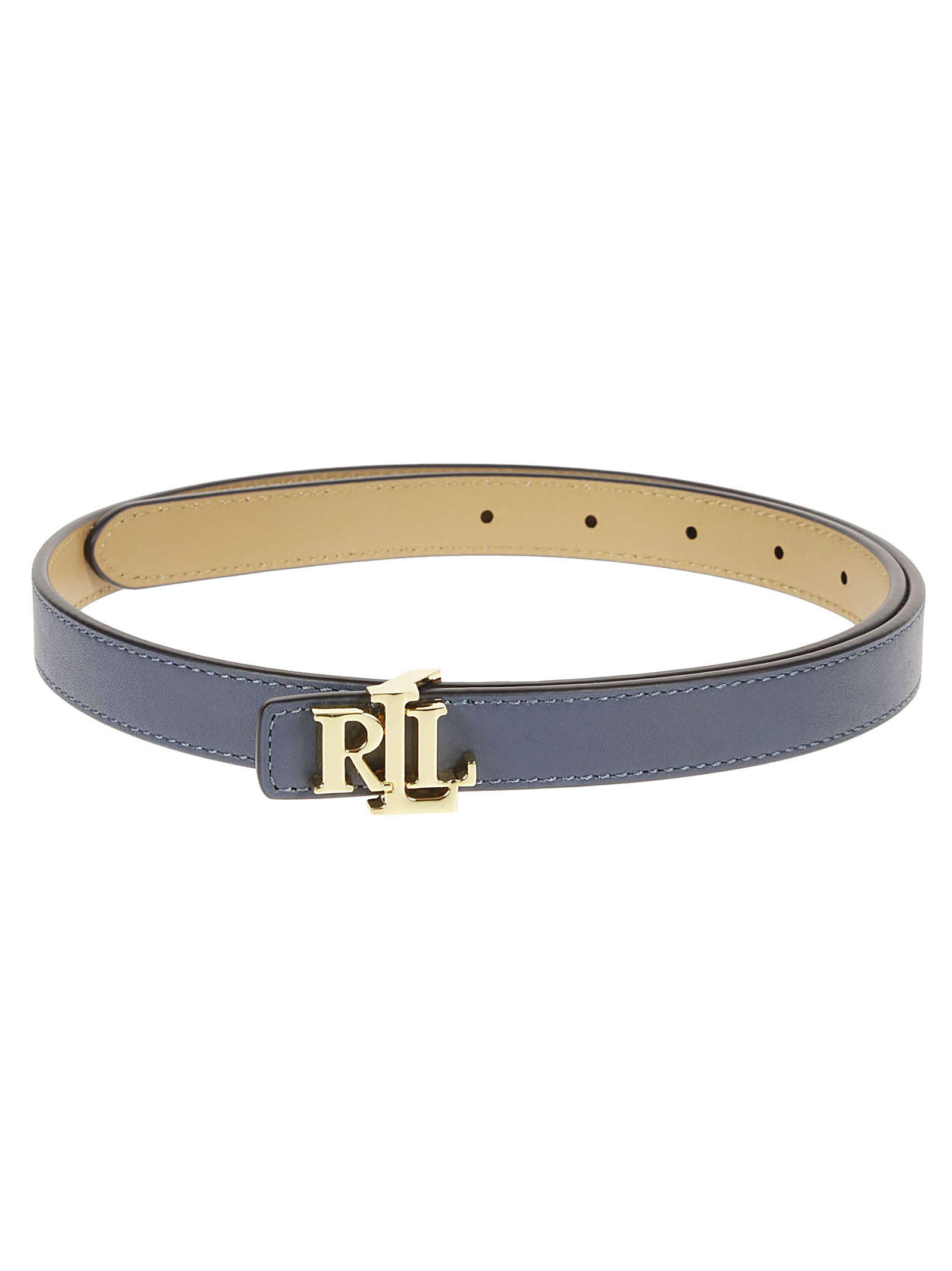 Lauren Ralph Lauren Rev Lrl 20 Belt Skinny INDIGO DUSK BUFF
