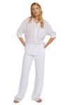 Picture of 7 For All Mankind | Tess Trouser Colored Tencel