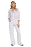 Picture of 7 For All Mankind | Tess Trouser Colored Tencel