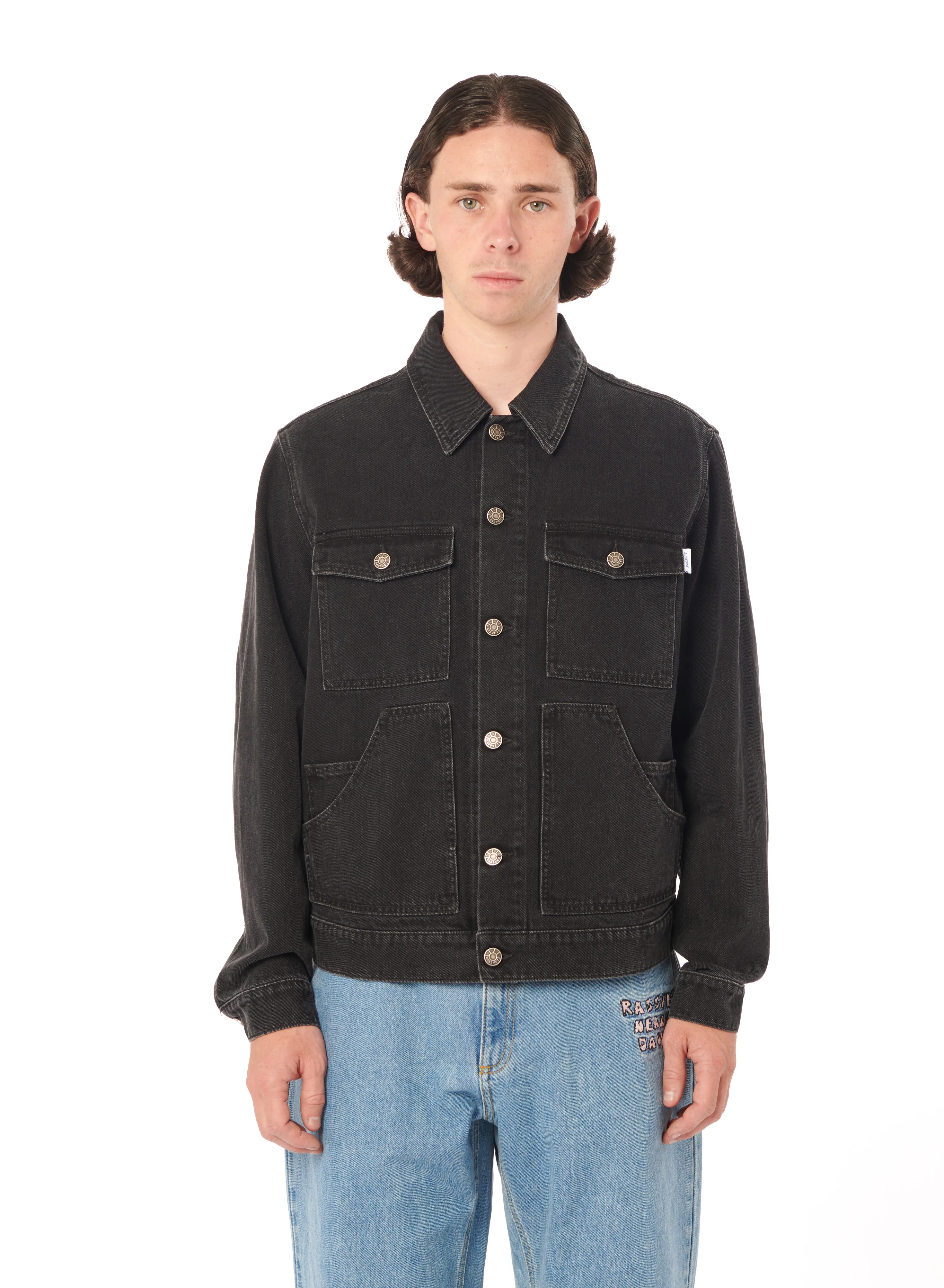 Immagine di Rassvet | Typo Classic Denim Jacket Woven